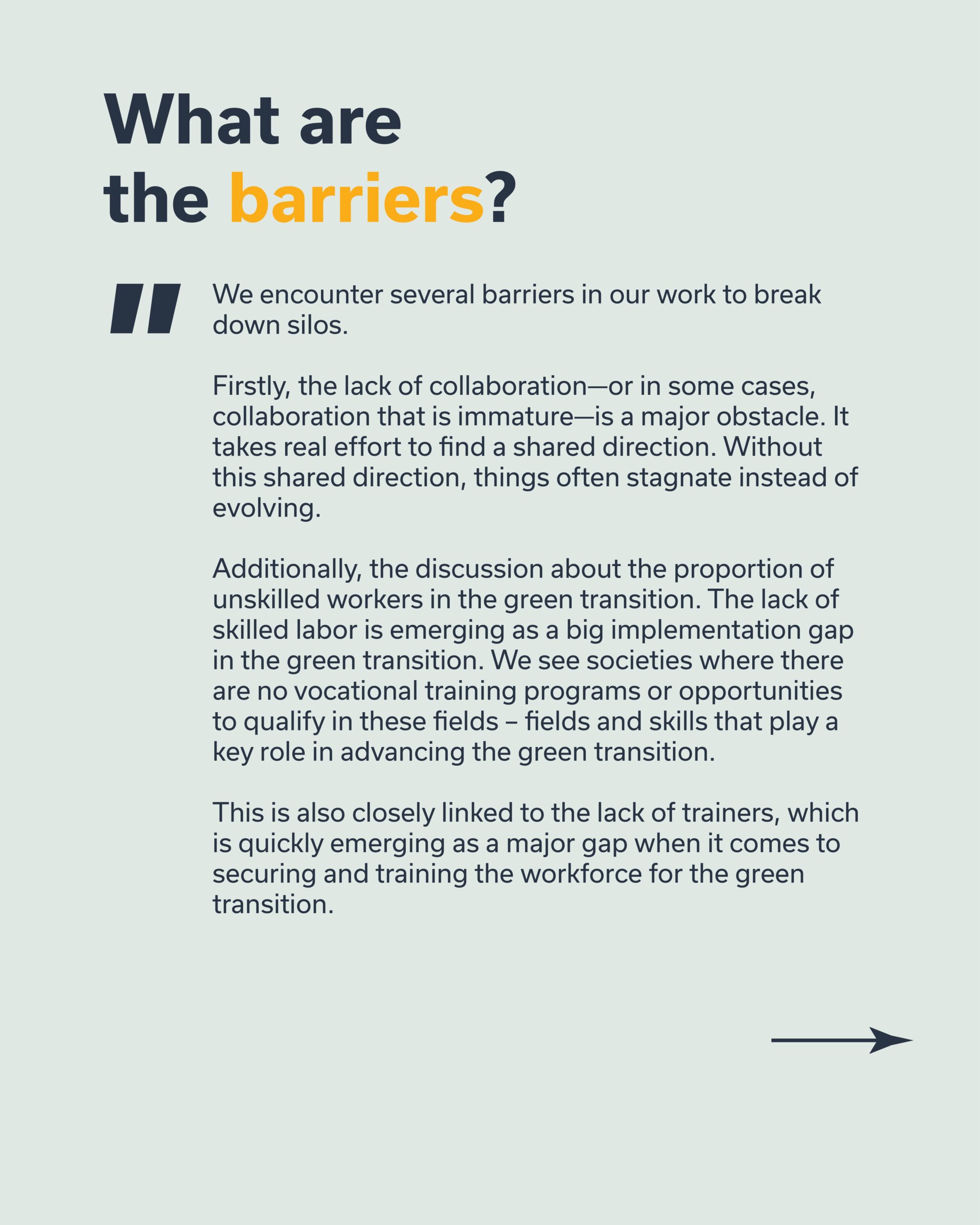 Collaboration across silos